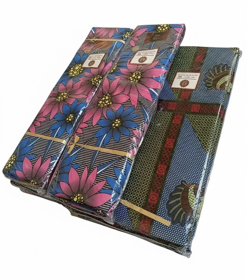 100% COTTON WAX PRINTS