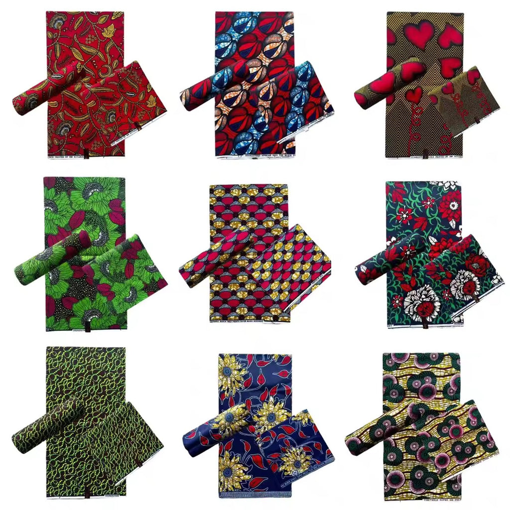 100% COTTON WAX PRINTS